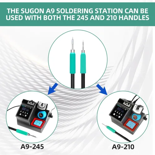 Vista 3 de HengTianMei SUGON A9 210 Mango de soldadura para estación de soldadura de precisión A9