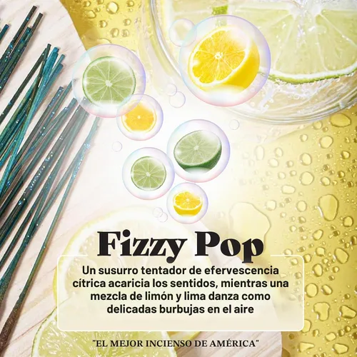 Vista 3 de Fizzy Pop - 100 varillas de incienso Wild Berry