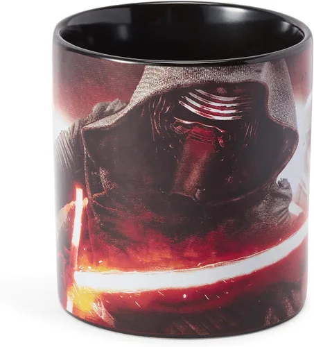 Vista 2 de Taza oficial de Star Wars Kylo Ren y Stormtroopers de 20 onzas, taza de cerámica para café caliente, té, cacao, con personajes icónicos