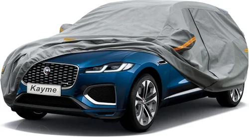 Vista 181 de Kayme Funda de Coche de Servicio Pesado Impermeable para Todo Tipo de Clima, Ajuste Personalizado para Tesla Model S, Cubierta Exterior Completa