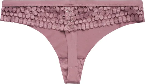 Vista 6 de Jessica Simpson Ropa interior para mujer – Paquete de 3 bragas de microfibra elástica duradera sexy – Tangas de encaje suave para mujer