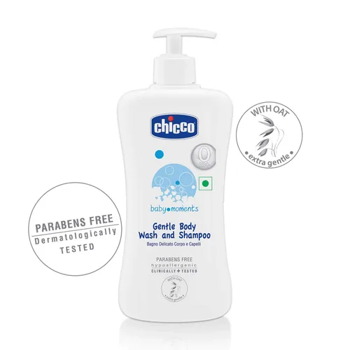 Vista 2 de Chicco Baby Moments - Jabón corporal suave y champú (16.9 fl oz)