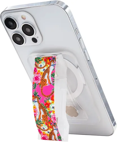 Vista 60 de LoveHandle PRO Compatible con MagSafe Agarre Magnético para Teléfono con Soporte - Montar, Correa y Soporte para Smartphone y Tableta - Anillo