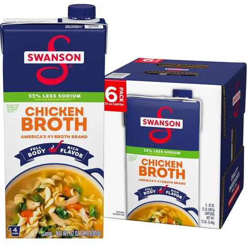 Vista 11 de Swanson Broth Rtsb - Pollo de gallina natural 100 libre de grasa sin MSG – 12