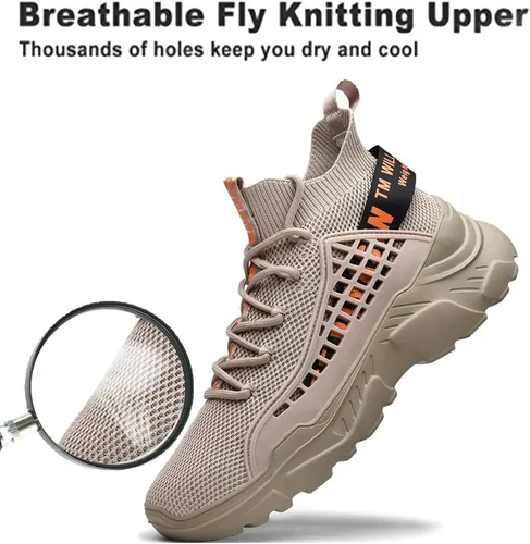 Vista 3 de SANNAX Mens Walking Shoes Workout Tennis Sneakers Non Slip Fashion Sports Shoe Lightweight Casual Breathable