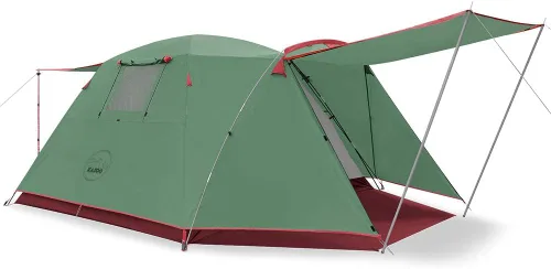 Vista 9 de KAZOO Tienda de campaña para 2/4 personas al aire libre impermeable para la familia, tiendas grandes para 2/4 personas, fácil instalación, tienda
