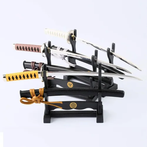 Vista 6 de Mini espada japonesa samurái abrecartas Ninja Productos adecuados para regalo (Hijikata Toshizo) (MT-34I)