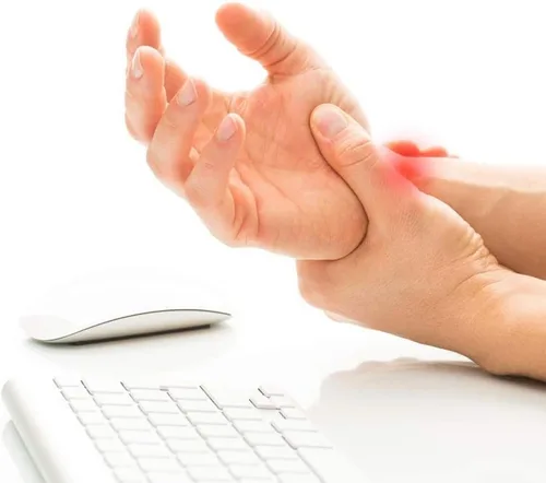 Vista 6 de Guantes de compresión de artritis para hombres y mujeres, guantes de artritis sin dedos