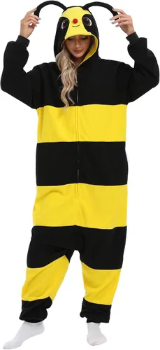 Vista 24 de BGOKTA Pijama de animal de Halloween para adultos, disfraz de cosplay, ropa para el hogar, una pieza Lty1-p
