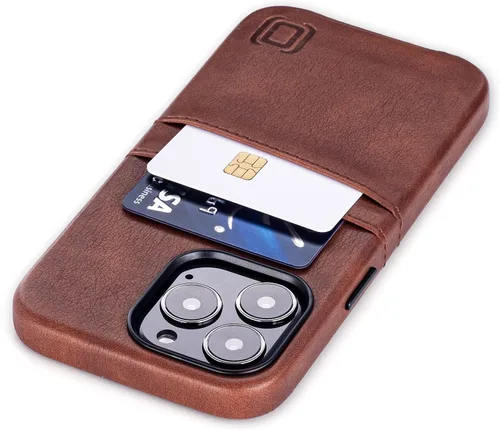 Vista 13 de Dockem Funda tipo cartera para iPhone 13 con placa de metal integrada para montaje magnético y 2 bolsillos para tarjetas de crédito: Exec M2, piel