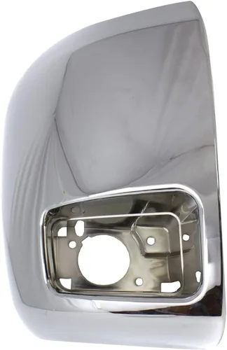 Vista 3 de PARA CHEVY SILVERADO 2007-2010 2500HD 3500 TAPA PARAGOLPES DELANTERO CROMADO CON AGUJERO NEBORNIE (PLASTIC) RH GM1017108