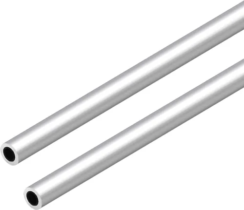 Vista 7 de Tubo redondo de aluminio 6063, 0.394 pulgadas de diámetro exterior de 0.079 pulgadas de grosor de pared de 11.811 in de longitud, tubo recto