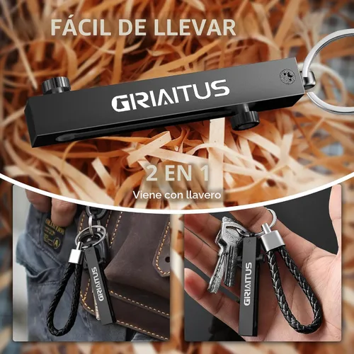 Vista 3 de EDC Cuchillo de Bolsillo 2 en 1 Llavero Pinzas de Precisión Multiherramienta Cortador de Cajas Retráctil Multi Herramienta Cuchillo Utilitario