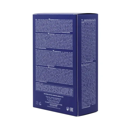 Vista 8 de ALFAPARF MILANO Semi di Lino - Champú azul para cabello moreno, castaño, castaño y oscuro, champú anti naranja, sin sulfato, elimina el latón