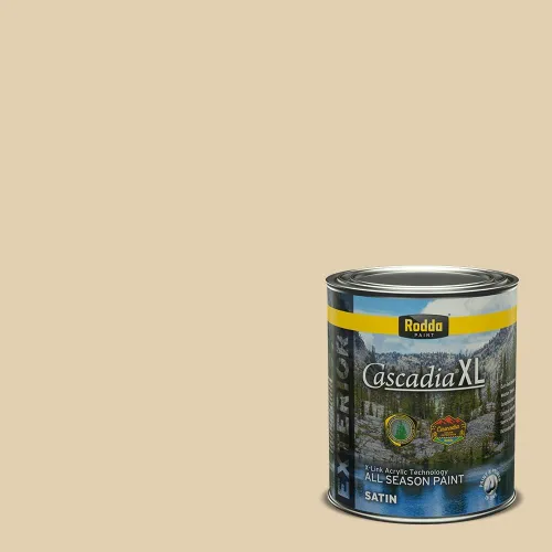 Vista 162 de Rodda Paint CASCADIA XL Pintura e imprimación satinada exterior en uno, cuarto de galón, Cantera