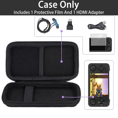 Vista 2 de khanka Hard Travel Case Replacement for RG35XX H Retro Handheld Game Console,3.5 Inch IPS Screen Linux System,(Case Only + One Screen Protector +