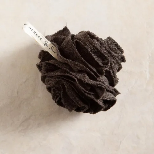 Vista 3 de Urbana Spa Prive - Puf de ducha para hombre, colección de carbón de bambú, marrón (6338)