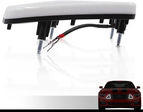 Vista 5 de Parrilla delantera DRL LED luces de funcionamiento para 2015 2016 2017 F0rd Mvstang parrilla delantera parachoques blanco LED montaje acento luces