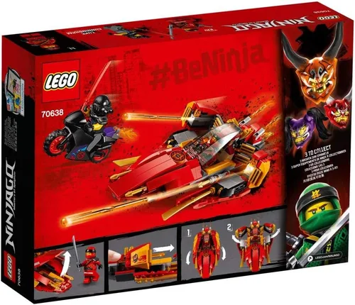 Vista 3 de Juego de construcción LEGO Ninjago Katana V11 70638 (257 piezas)
