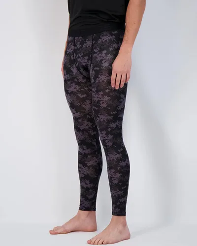 Vista 2 de Real Essentials Paquete de 3 pantalones de compresión activos para hombre, mallas de capa base de entrenamiento