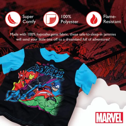 Vista 3 de Marvel Boys' Pajama Set