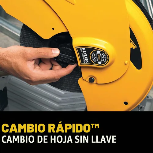 Vista 6 de DEWALT Sierra de ingletear, cambio rápido, 14 pulgadas, modelo antiguo (D28715)