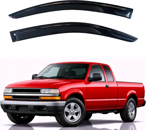 Vista 269 de KPY Protector de lluvia compatible con Ford Bronco 1980-1996, Ford F150 F250 F350, deflectores de ventilación lateral para visera de ventana