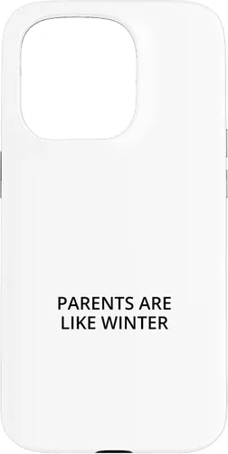Vista 14 de iPhone 16 Parents are like winter Case