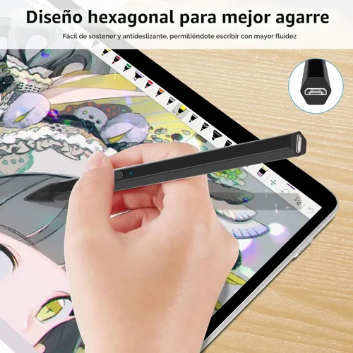 Vista 4 de Lápiz óptico para Microsoft Surface Pro9/8/X/7/6/5/4/3 Surface Go 3/2/1 Surface 3/2/1 Surface 3/Studio/Book 4/3/2/1 con presión de inclinación 4096