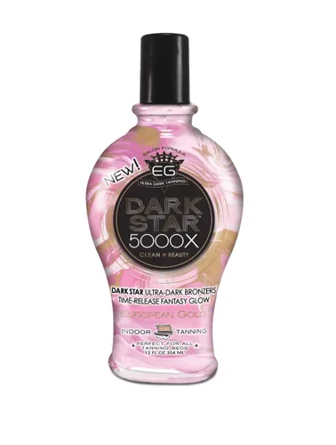 Vista 2 de Dark Star 5000X Loción bronceadora de interior para camas de bronceado, 12 onzas líquidas