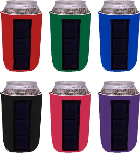 Vista 26 de Enfriador de latas magnéticas en blanco (paquete de 10, varios)
