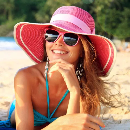 Vista 2 de Suministros para regalos de fiesta de colores neón Paquete de 8 gafas de sol unisex