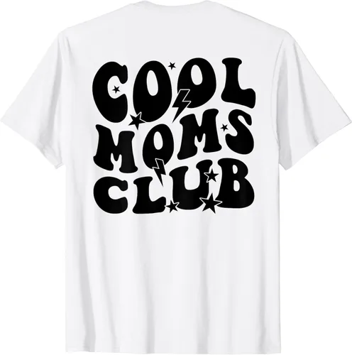 Vista 2 de Mom Women Cool Moms Club Funny Skeleton Hands Camiseta Groovy, Blanco