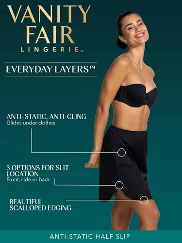 Vista 4 de Vanity Fair Mujeres Daywear Solutions Half Slip 11711