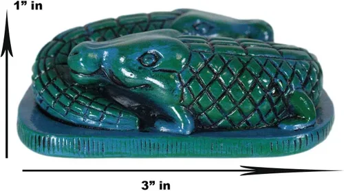 Vista 3 de Ebros Gift Dioses egipcios antiguos del Nilo Cocodrilos Sobek Amuleto símbolo de símbolo de poder y reinado Dioses y diosas de Egipto
