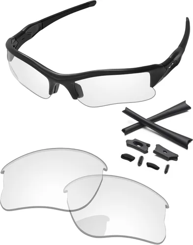 Vista 31 de Lentes de repuesto y kits de goma para gafas de sol Oakley Flak Jacket XLJ OO9009 2.480 in