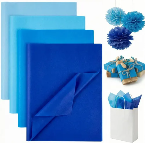 Vista 11 de Koogel 330 hojas de papel de seda, papel de seda multicolor de 14 x 10 pulgadas para bolsas de regalo, vacaciones, cumpleaños, manualidades