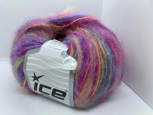 Vista 7 de Myrtle Rainbow - Hilo de mezcla de lana acrílico difuso, poliéster, peso DK, 1.76 oz (1.75 onzas) 459.3 ft (153 yardas)