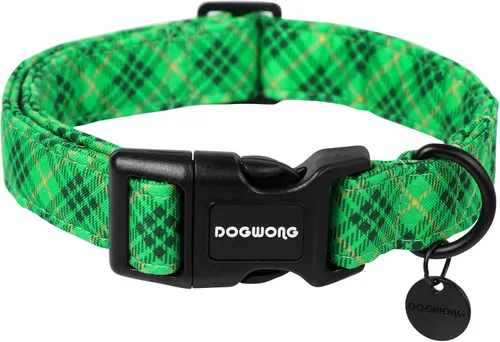 Vista 52 de DOGWONG Collar de perro de San Valentín, collar de perro con estampado de corazones para perros grandes, lindos collares de primavera, hembra