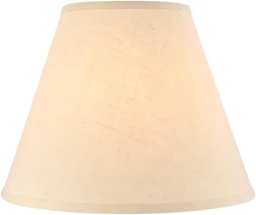 Vista 3 de Aspen Creative 32287A, Pantalla de Lámpara Transitional Hardback con Forma de Imperio y Construcción Spider en Beige, 14" de ancho (7" x 14" x 11")