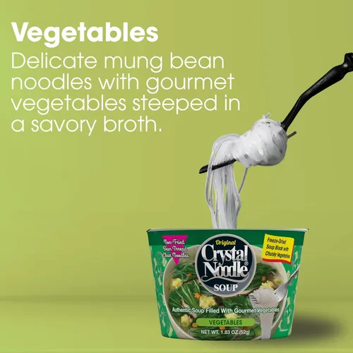 Vista 3 de Crystal Noodle Sopa, verduras, 1.83 onzas (paquete de 6)