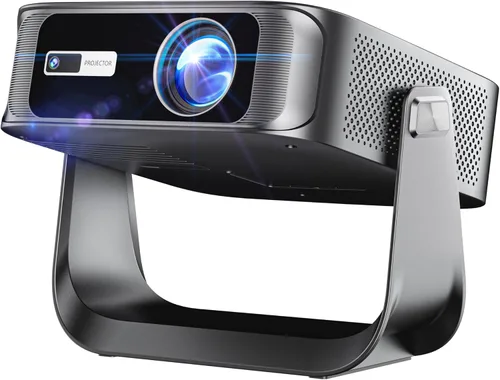 Vista 8 de Projector with WiFi and Bluetooth, Electric Focus & Vertical Keystone, 1080P HD 4K Support, Smart Projector with Built-in Streaming Apps, Portable