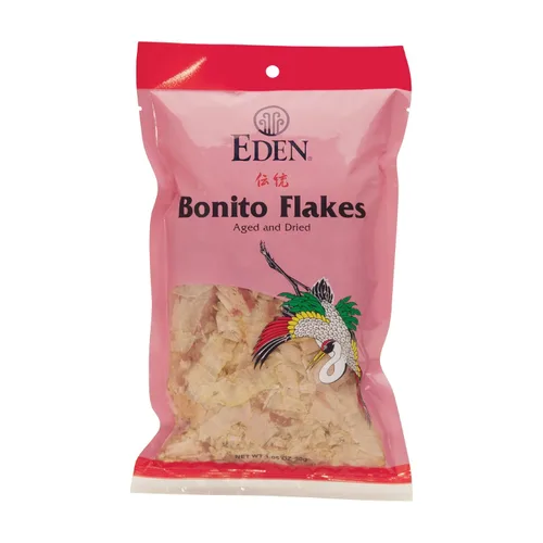 Vista 10 de Eden Copos de Bonito Japonés, Atún Listado Rallado, Katsuobushi 鰹節, Tradicionalmente Envejecido y Secado, Ahumado con Madera Dura, Para Hacer Dashi