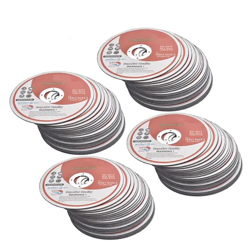 Vista 9 de ALL-CARB Paquete de 25 ruedas de corte de metal y acero inoxidable de 4 pulgadas x 0.040 pulgadas x 5/8 pulgadas, disco de corte de metal fino apto