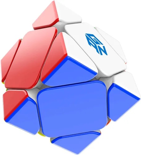 Vista 7 de GAN Skewb 8 imanes, cubo magnético de velocidad Gans Skewb rompecabezas cubo mágico ligero GES Pro 90° corte de esquina para niños adultos
