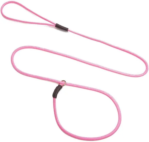 Vista 7 de Mendota Pet Correa antideslizante para exhibición de perros, fabricada en los Estados Unidos, color negro, 1/8 pulgadas x 54 pulgadas, para razas