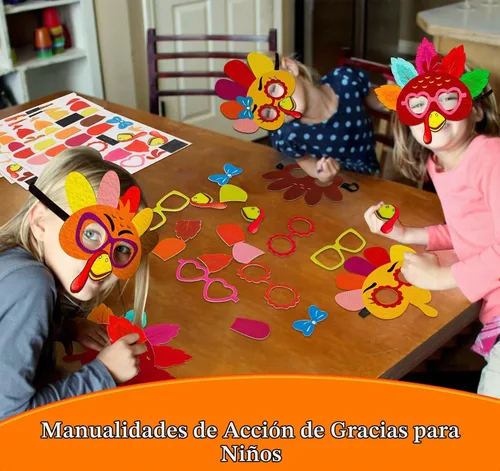 Vista 7 de Crafts for Kids in Bulk: Felt DIY Face Masks Games Kit