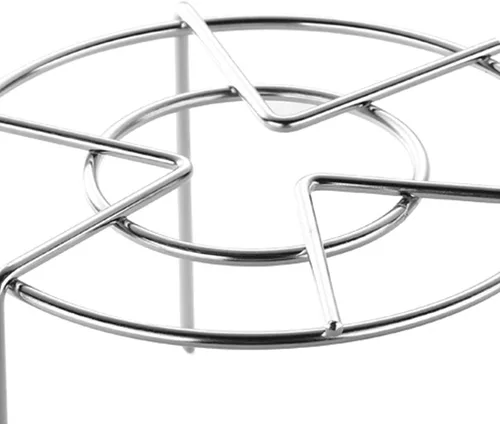 Vista 7 de Round Stainless Steel Steaming Rack, Multipurpose Cooking Trivet Stand, Removable Legs, Steamer Tray Insert for Pressure Cooker Stock Pot Oven Air