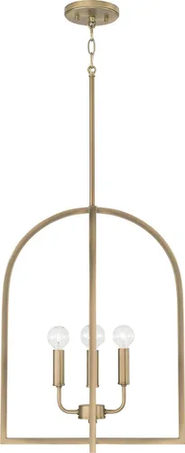 Vista 7 de HomePlace Lighting 548841MB Lawson - Lámpara moderna minimalista de mediados de siglo para vestíbulo, 4 luces, 240 vatios en total, 21 pulgadas