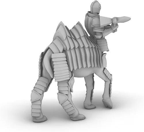 Vista 3 de Cameltaur Fighter - Miniatura para juegos DND sin base